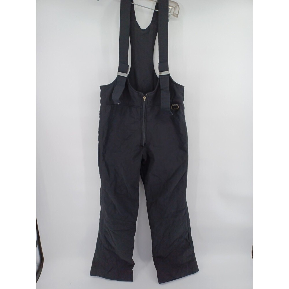 Sportscaster Overalls Women's Black Size 32 Ski Winter Sports Warm Outdoors